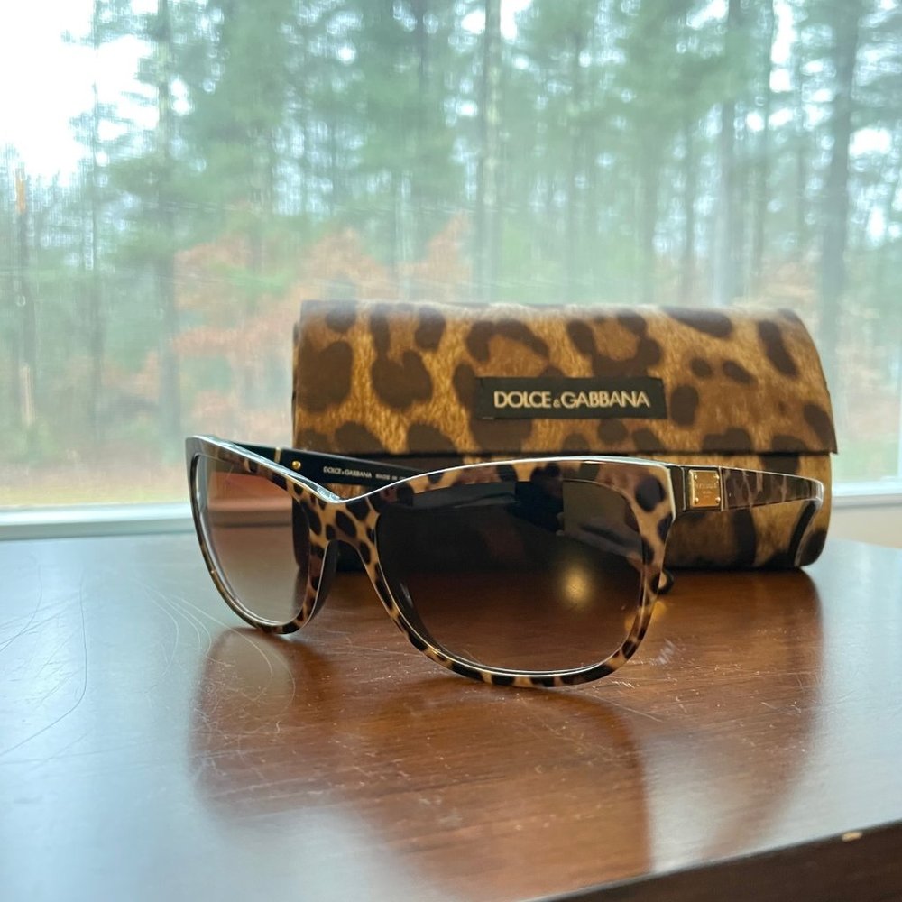 Dolce & Gabbana Leopard Sunglasses - Style DG4123